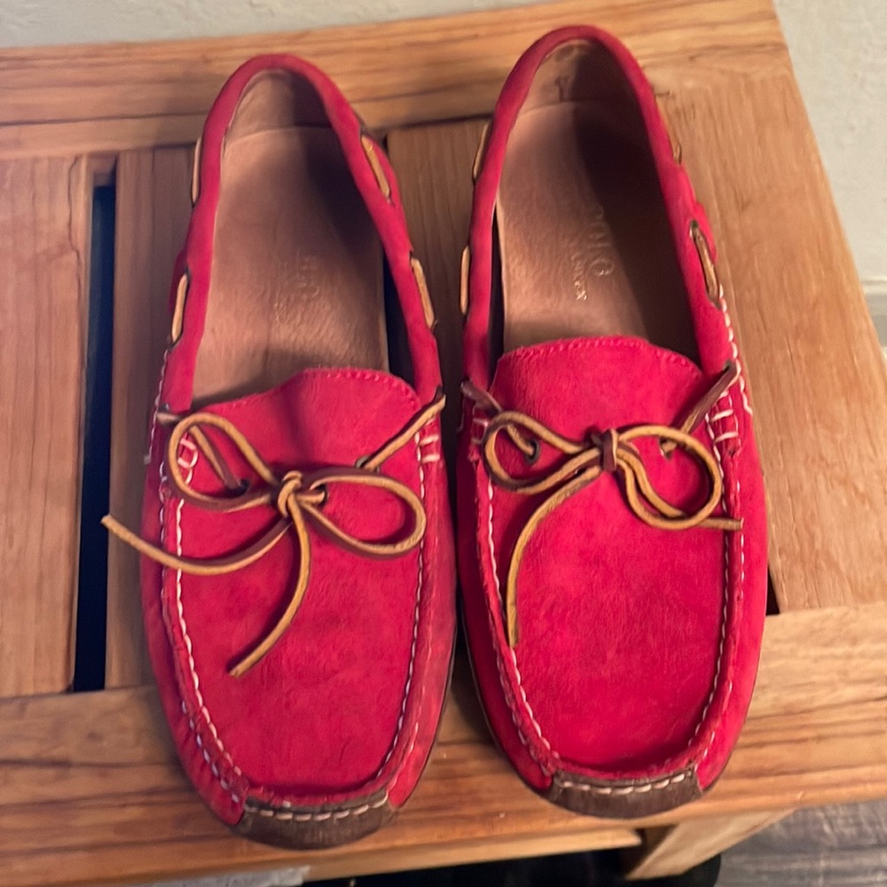 Polo Ralph Lauren Wyndings Slip-On-Driving Men Loafers Tan-Red